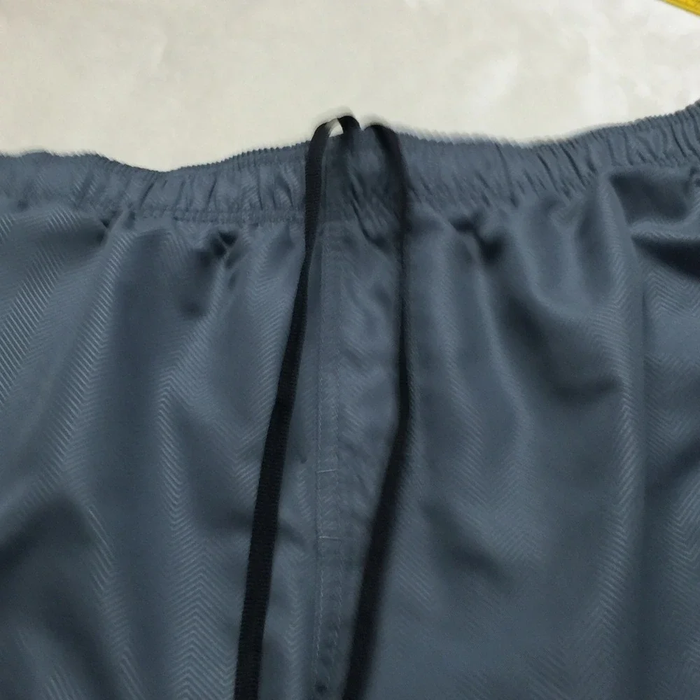 Nike Mens XXL‎ Running Training Shorts Swim Trunks Gray Orange Athletic Gym